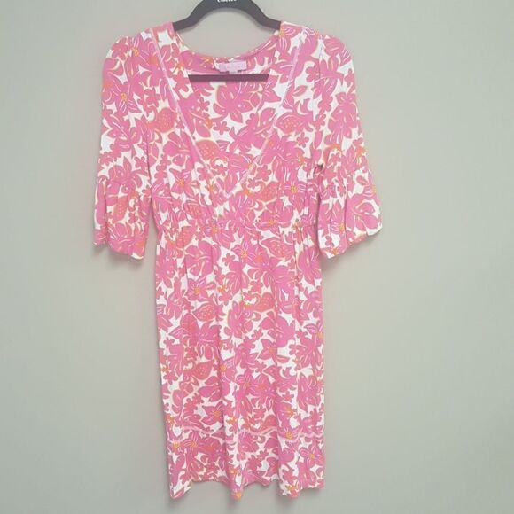 LILLY PULITZER Floral Viscose Dress - Size XS - Picture 2 of 7